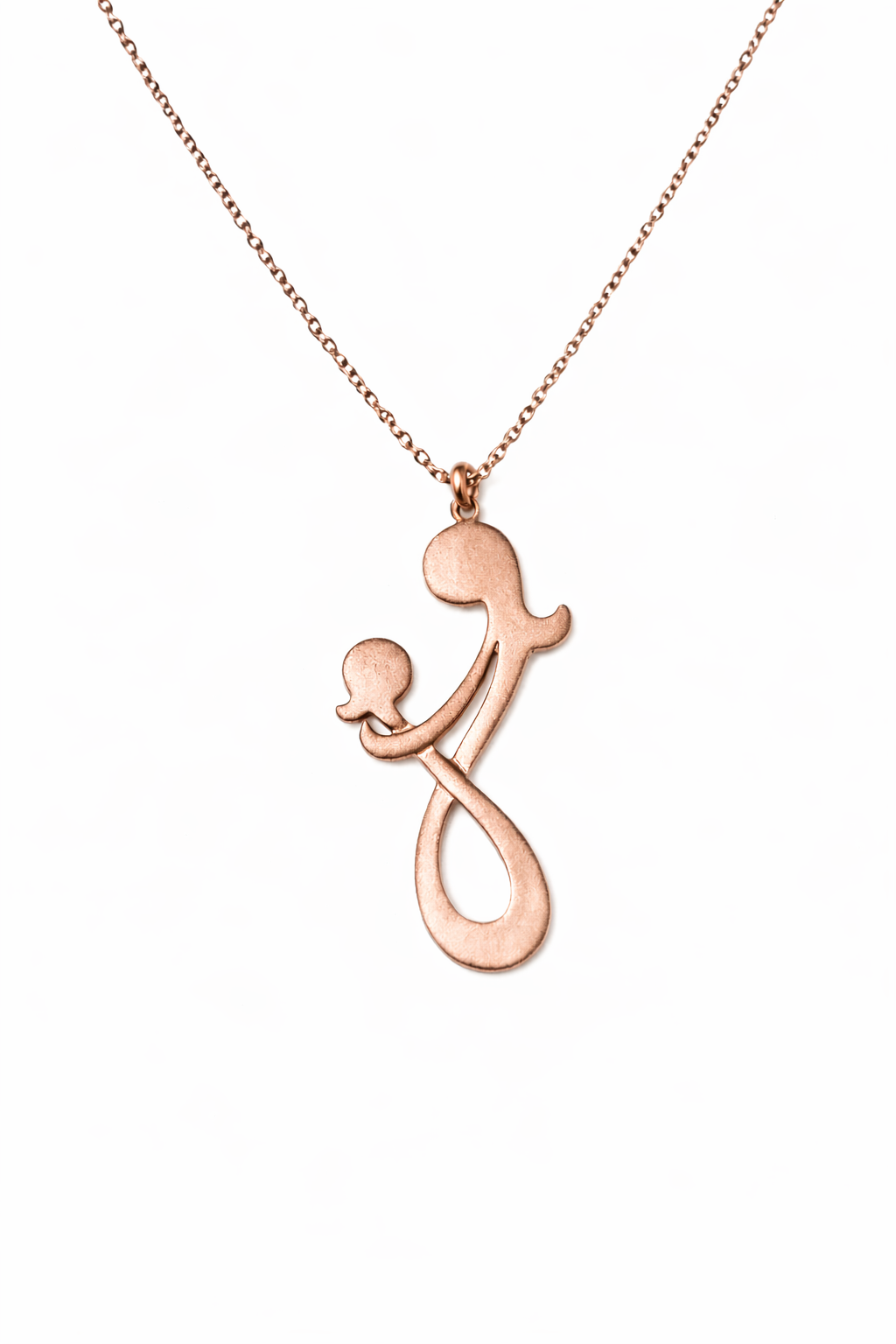 Anne & Kız Kolyesi Rose