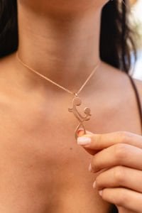 Anne & Kız Kolyesi Rose