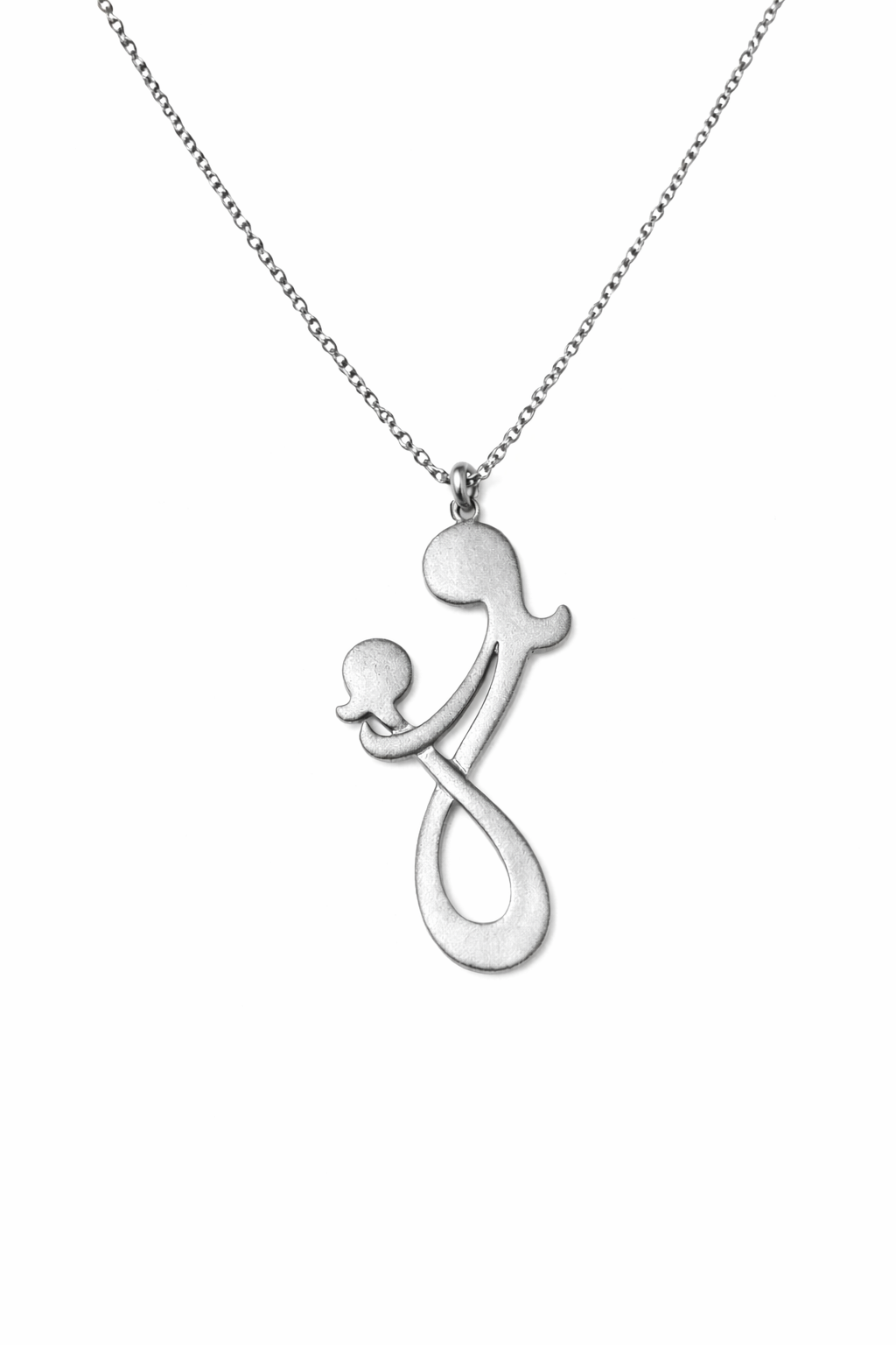 Anne & Kız Kolyesi Silver