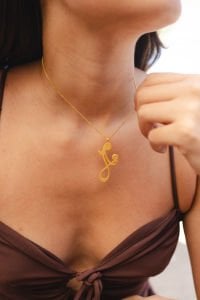 Anne & Kız Kolyesi Gold