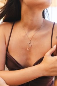 Anne & Oğul Kolyesi Rose