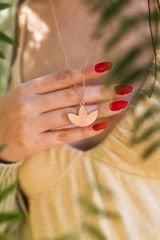 Uzun Lotus Kolye Rose