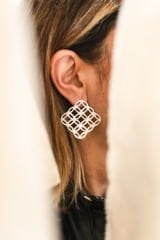 Circle Star Küpe Silver