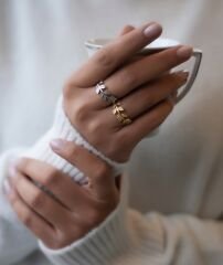 Daphne Yüzük Silver