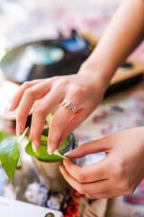 Daphne Yüzük Silver