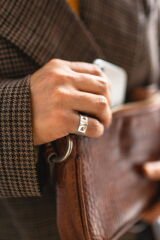 Heart Yüzük Silver