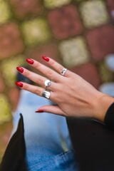 Heart Yüzük Silver