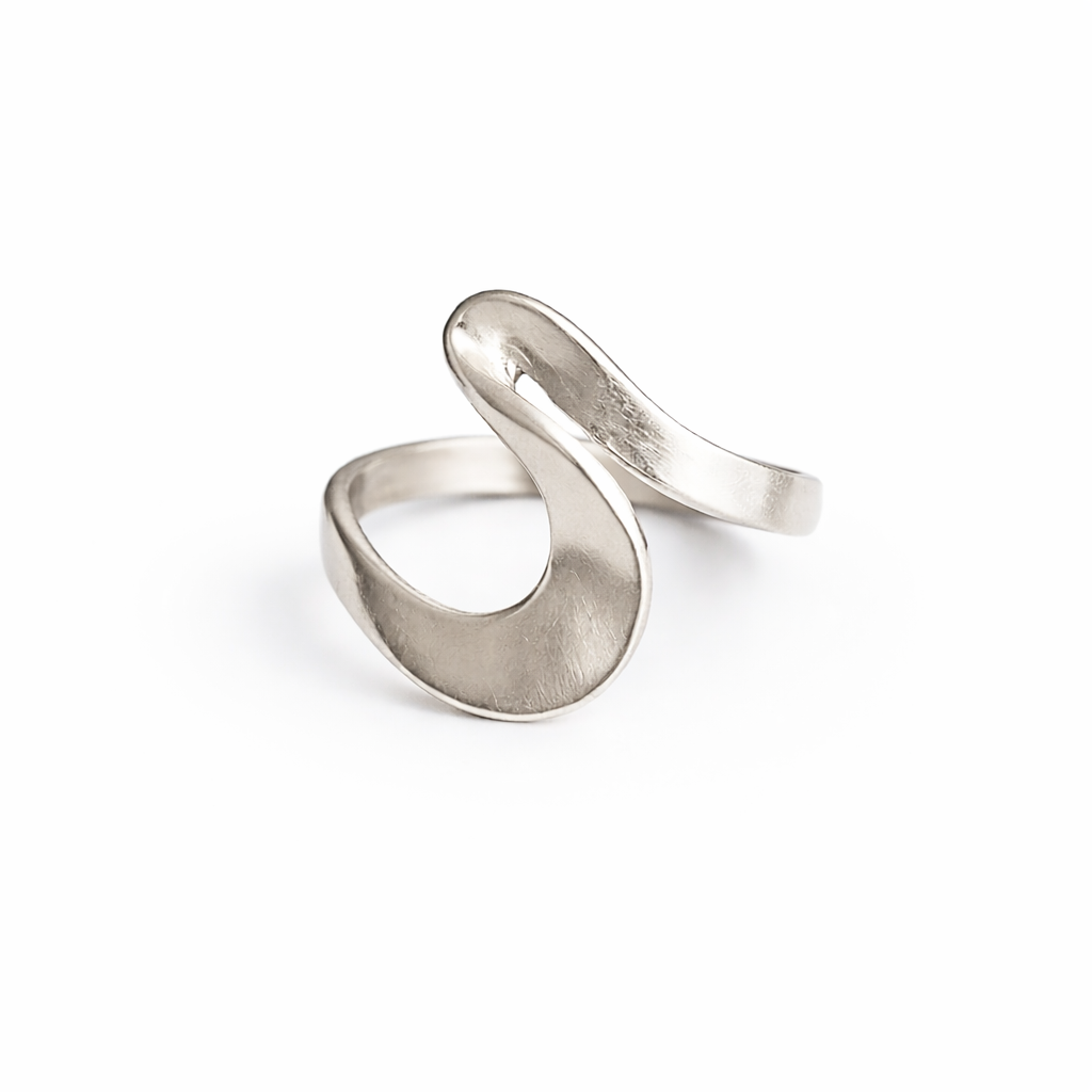 Wavy Yüzük Silver