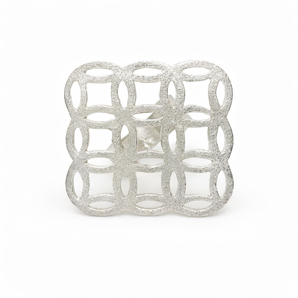 Circle Star Yüzük Silver