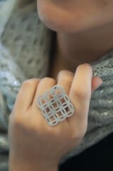 Circle Star Yüzük Silver