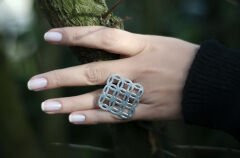 Circle Star Yüzük Silver