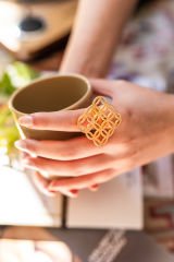 Circle Star Yüzük Gold