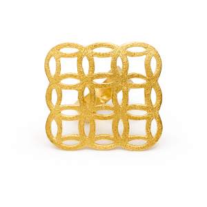 Circle Star Yüzük Gold