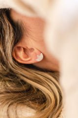 Mini Lotus Küpe Silver