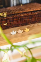 Mini Lotus Küpe Silver