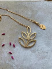 Leaf Kolye Gold