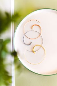 SemiCircle Küpe Gold