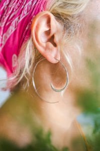 SemiCircle Küpe Silver