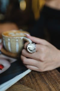 Crown Yüzük Silver