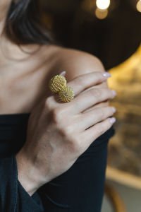 Echinus Yüzük Gold