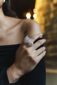 Echinus Yüzük Silver