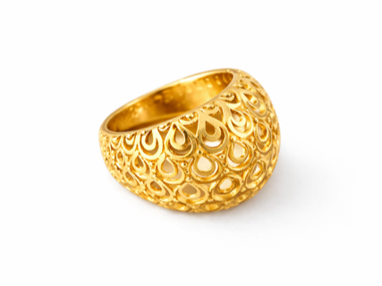 Knob Yüzük Gold