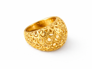Knob Yüzük Gold