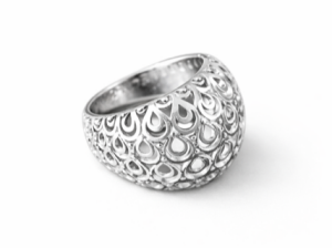 Knob Yüzük Silver