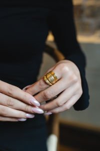 Line Yüzük Gold