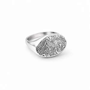 Print Yüzük Silver