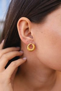 Rind Küpe Gold