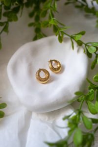 Rind Küpe Gold