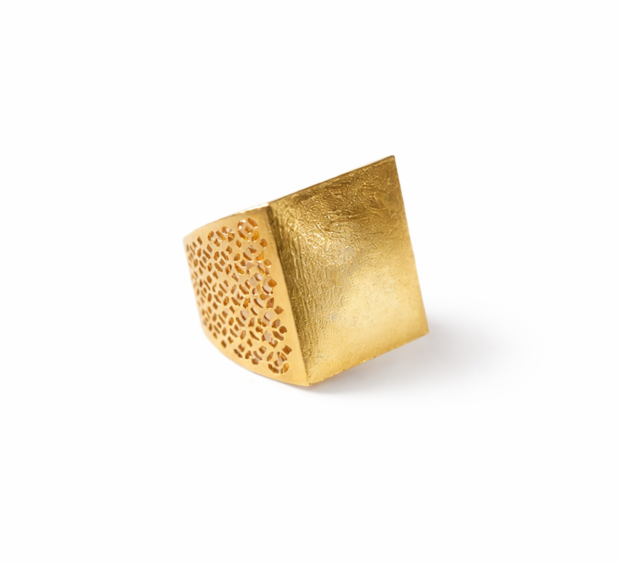 Wide Yüzük Gold