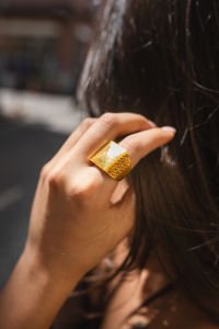 Wide Yüzük Gold
