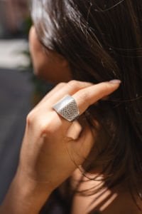 Wide Yüzük Silver