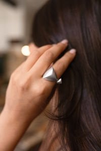 Sharp Yüzük Silver